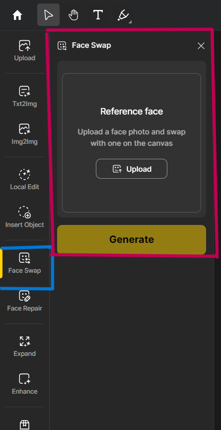  Dzine AI settings