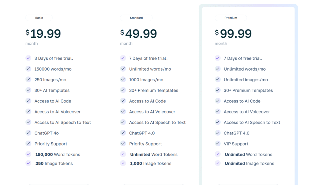 Chapple AI Pricing