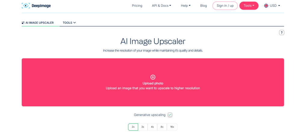 How To upscale Image Quality Using AI Deep Image